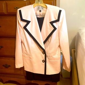 Vintage Pink + Navy Suit Set